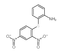2-amino-2',4'-dinitrodiphenyl sulphide 结构式