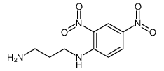 N1-(2,4-二硝基苯基)-1,3-丙二胺 结构式