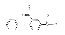 2,4-二硝基苯基苯基硫醚 结构式
