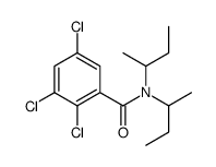 2,3,5-三氯-N,N-二(1-甲基丙基)苯甲酰胺 结构式