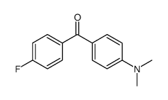 4-二甲氨基-4'-氟二苯甲酮 结构式