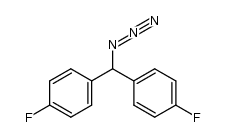 Benzene, 1,1'-(azidomethylene)bis[4-fluoro- 结构式