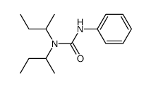 1,1-di(butan-2-yl)-3-phenylurea 结构式