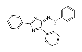 1H-Imidazole, 2,4-diphenyl-5-(2-phenyldiazenyl)- 结构式