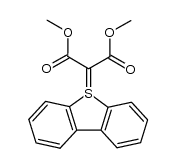 Dibenzothiophenium, 5-[2-methoxy-1-(methoxycarbonyl)-2-oxoethyl]-, inner salt 结构式