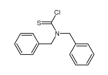 N,N-二苄基硫代氨基甲酰氯 结构式