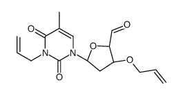 Thymidine, 5'-deoxy-5'-oxo-3'-O-2-propenyl-3-(2-propenyl)- 结构式