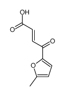 (2E)-4-(5-甲基-2-呋喃基)-4-氧代-2-丁烯酸 结构式