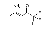 (Z)-4-amino-1,1,1-trifluoropent-3-en-2-one 结构式
