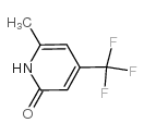 6-甲基-4-(三氟甲基)-2(1H)吡啶酮 结构式
