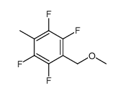 Benzene, 1,2,4,5-tetrafluoro-3-(methoxymethyl)-6-methyl- 结构式