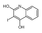 4-羟基-3-碘-2(1H)-喹啉酮 结构式
