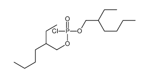 氯磷酸二(2-乙基己基)酯 结构式