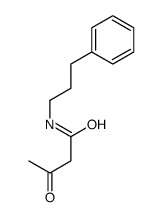 3-羰基-N-(3-苯基-丙基)-丁酰胺 结构式