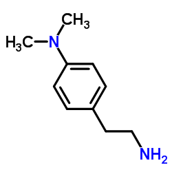 2-(对二甲基氨基苯基)乙胺 结构式