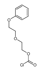 Carbonochloridic acid, 2-(2-phenoxyethoxy)ethyl ester 结构式