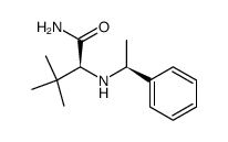 Butanamide, 3,3-dimethyl-2-[[(1S)-1-phenylethyl]amino]-, (2S)- 结构式