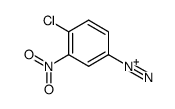 4-氯-3-硝基苯重氮阳离子 结构式