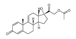 醋酸泼尼松龙杂质E 结构式