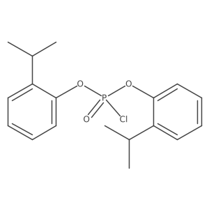 Bis[2-(1-methylethyl)phenyl] Ester Phosphorochloridic Acid 结构式