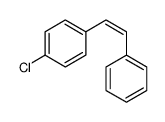 1-[(Z)-苯乙烯基]-4-氯苯 结构式