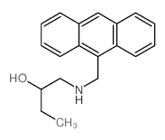 2-Butanol, 1-[(9-anthracenylmethyl)amino]- 结构式