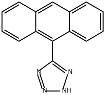 5-(9-蒽基)-2H-四氮唑 结构式