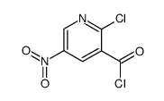 2-氯-5-硝基烟酰氯 结构式