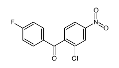 Methanone, (2-chloro-4-nitrophenyl)(4-fluorophenyl)- 结构式