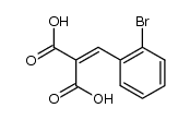 Propanedioic acid, 2-[(2-bromophenyl)methylene]- 结构式
