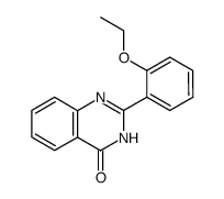 4(3H)-Quinazolinone, 2-(2-ethoxyphenyl)- 结构式