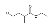 4-氯-2-甲基丁酸乙酯 结构式
