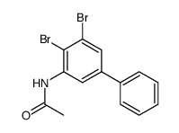 N-(4,5-二溴[1,1'-联苯]-3-基)乙酰胺 结构式