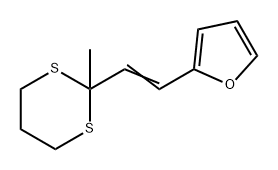 2-甲基-2-[2-(2-呋喃基)乙烯基]-1,3-二噻烷 结构式