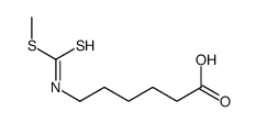 Hexanoic acid, 6-[[(methylthio)thioxomethyl]amino]- 结构式