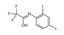 N-(2,4-二碘苯基)-2,2,2-三氟乙酰胺 结构式