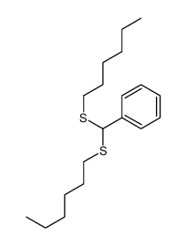 双(己硫基)甲基苯 结构式
