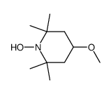 4-methoxy-2,2,6,6-tetramethylpiperidin-1-ol 结构式