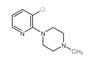 3-氯-2-(4-甲基-1-哌嗪)吡啶 结构式