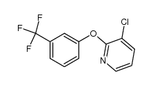 3-氯-2-(3-(三氟甲基)苯氧基)吡啶 结构式