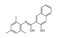 3-羟基-N-(2,4,6-三甲基苯基)-2-萘甲酰胺 结构式