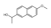 (R)-(-)-1-(6-甲氧基-2-萘基)乙醇 结构式