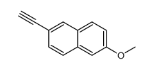2-乙炔基-6-甲氧基萘 结构式