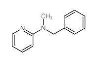 N-苄基-N-甲基吡啶-2-胺 结构式