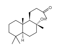 2-Butanone, 4-[(1R,2R,4aS,8aS)-decahydro-2-hydroxy-2,5,5,8a-tetramethyl-1-naphthalenyl]- 结构式