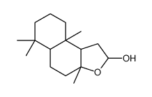 Naphtho[2,1-b]furan-2-ol, dodecahydro-3a,6,6,9a-tetramethyl- 结构式