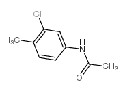 3-氯-4-甲基乙酰苯胺 结构式