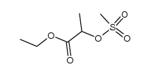 (S)-(-)-2-((甲基磺酰基)氧基)-丙酸乙酯 结构式