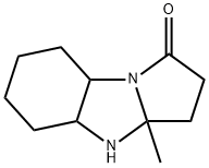 3A-甲基-十氢-苯并[D]吡咯并[1,2-A]咪唑-1-酮 结构式