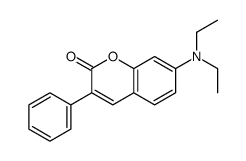 7-(二乙基氨)-3-苯基香豆素 结构式